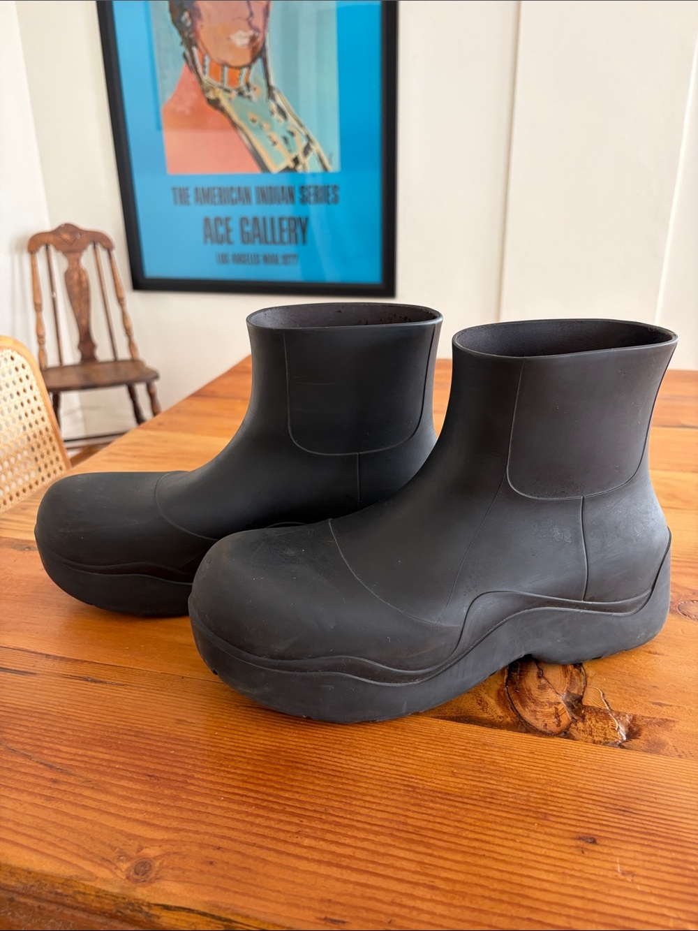 Bottega Veneta Puddle Boots Size 41